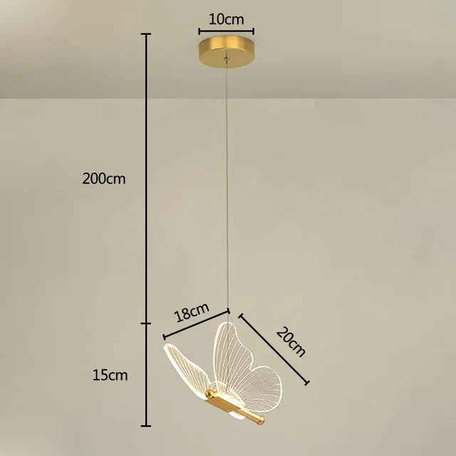 Magische LED Vlinder Hanglampen voor de Kinderkamer