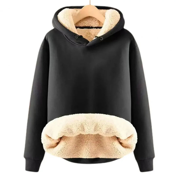 Zachte en Warme Dames Hoodie met Fleecevoering