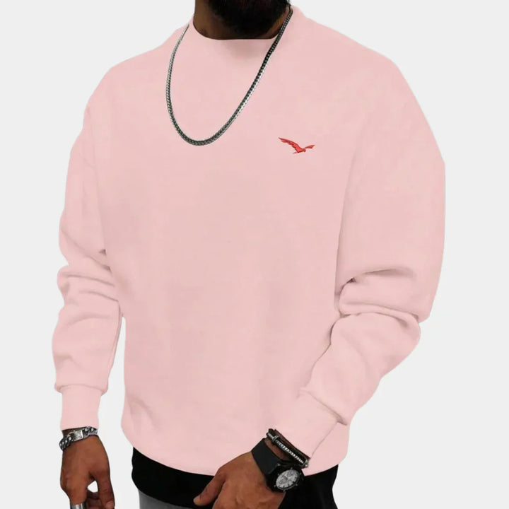 Comfortabele en Stijlvolle Herensweater van Zachte Katoenblend