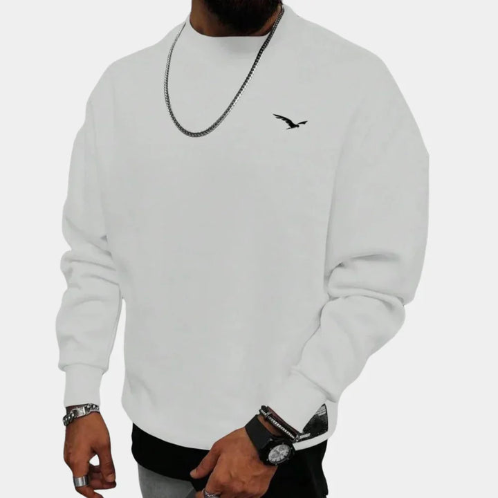 Comfortabele en Stijlvolle Herensweater van Zachte Katoenblend