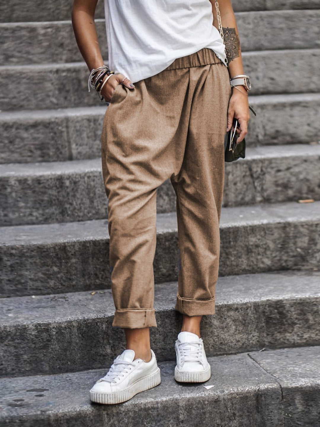 Wijde broek voor dames - Lilian