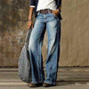 Klassieke high-waist jeans met wijde pijpen - Karla