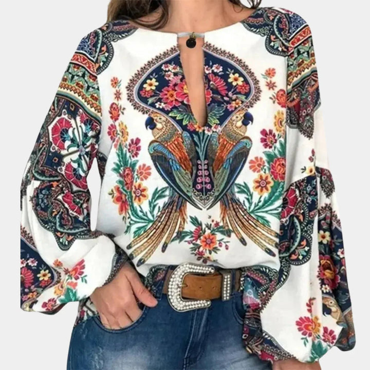 Liora – Comfortabele en Luchtige Damesblouse