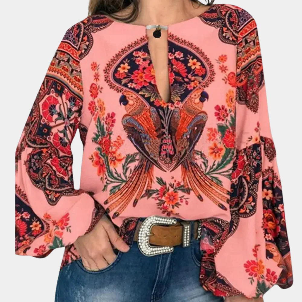 Liora – Comfortabele en Luchtige Damesblouse