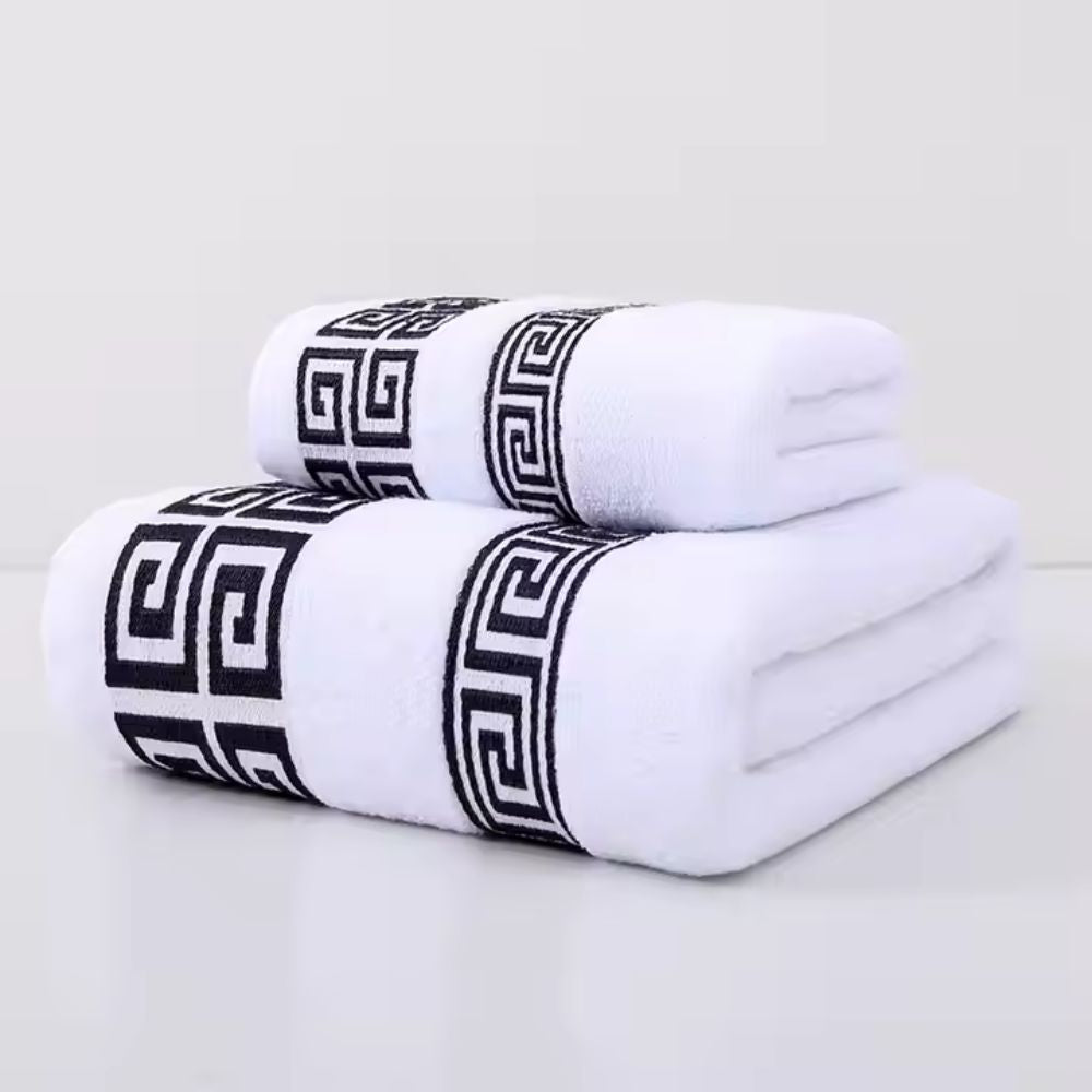 Luxe Katoenen Handdoekenset met Zachte Terry