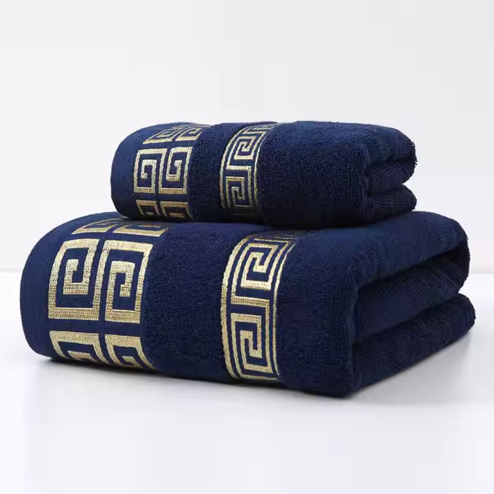 Luxe Katoenen Handdoekenset met Zachte Terry