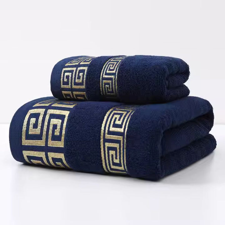 Luxe Katoenen Handdoekenset met Zachte Terry