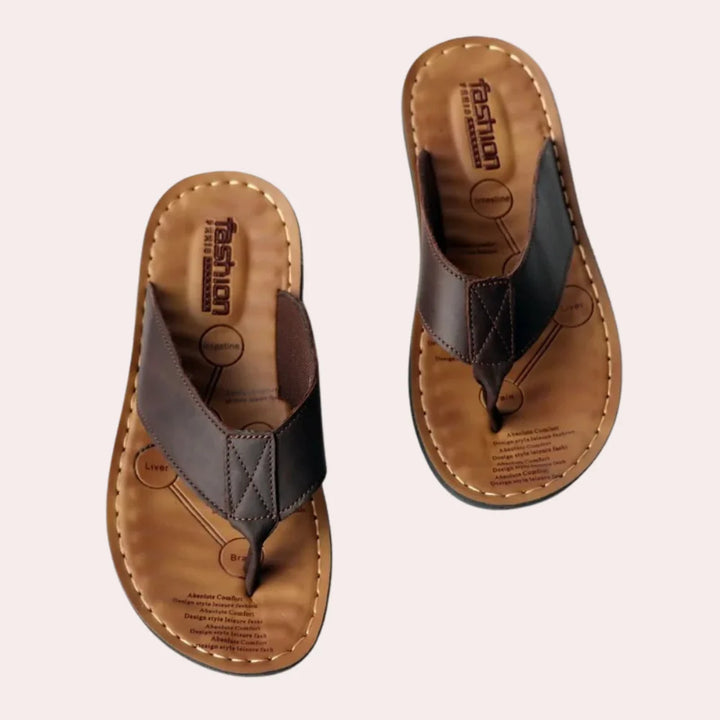 Sylas – Leren Herenslipper Met Luxe Comfort