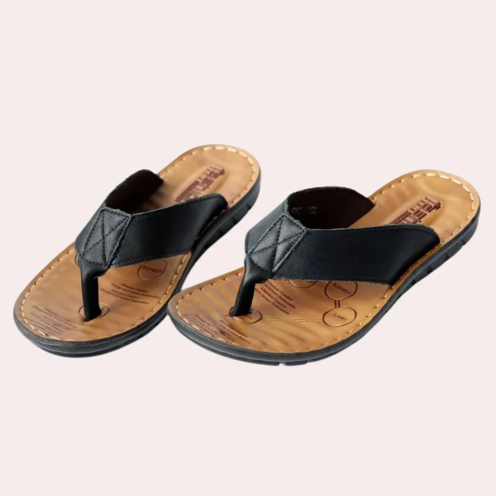 Sylas – Leren Herenslipper Met Luxe Comfort