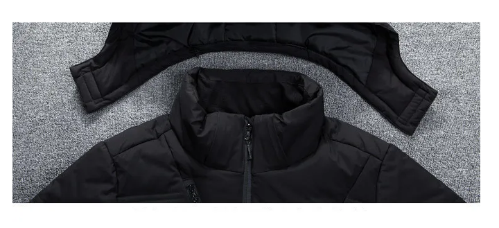 Winterjas met capuchon en ritssluiting - Gaspar