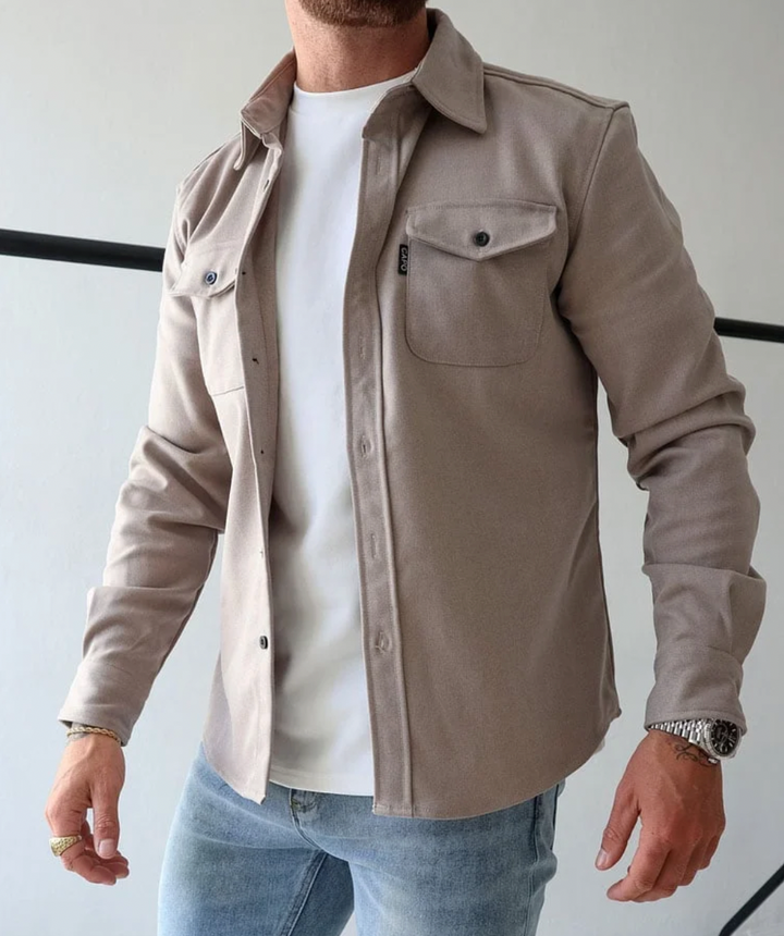 Heren Longsleeve overhemd met zakken - Capo