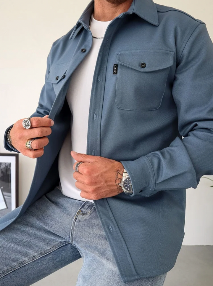 Heren Longsleeve overhemd met zakken - Capo