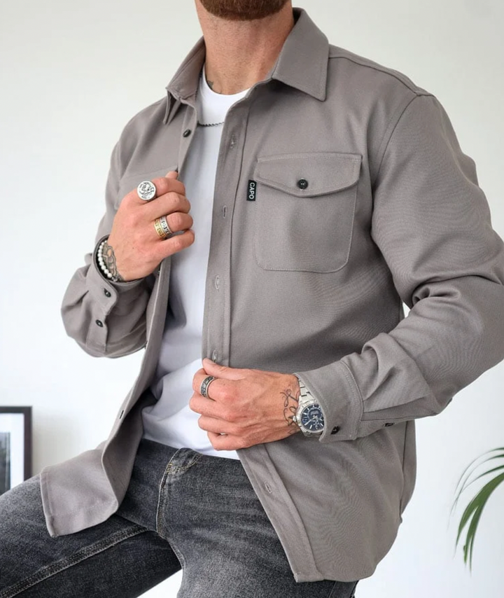 Heren Longsleeve overhemd met zakken - Capo