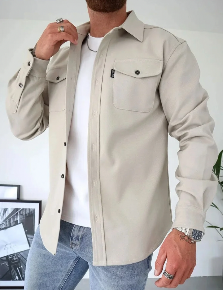 Heren Longsleeve overhemd met zakken - Capo