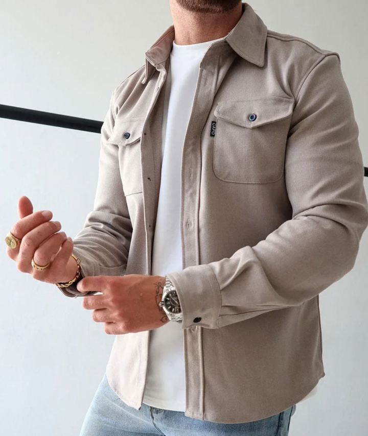 Heren Longsleeve overhemd met zakken - Capo