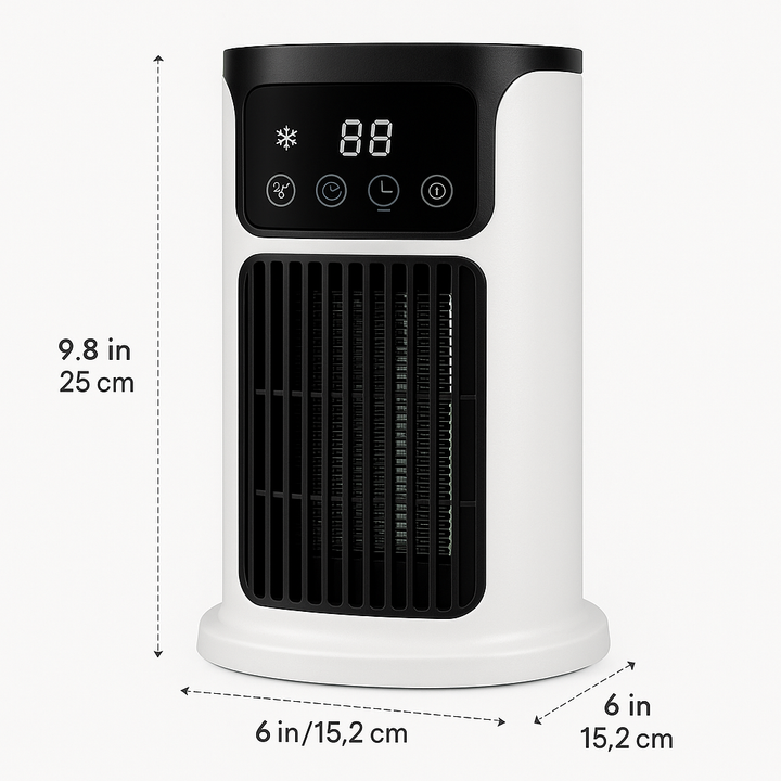 Draagbare 3-in-1 USB Airconditioner met Luchtbevochtiger en Sfeerverlichting