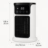 Draagbare 3-in-1 USB Airconditioner met Luchtbevochtiger en Sfeerverlichting