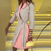 Elegante Midi-jurk met V-hals