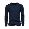 Heren Shirt met lange mouwen en ronde hals
