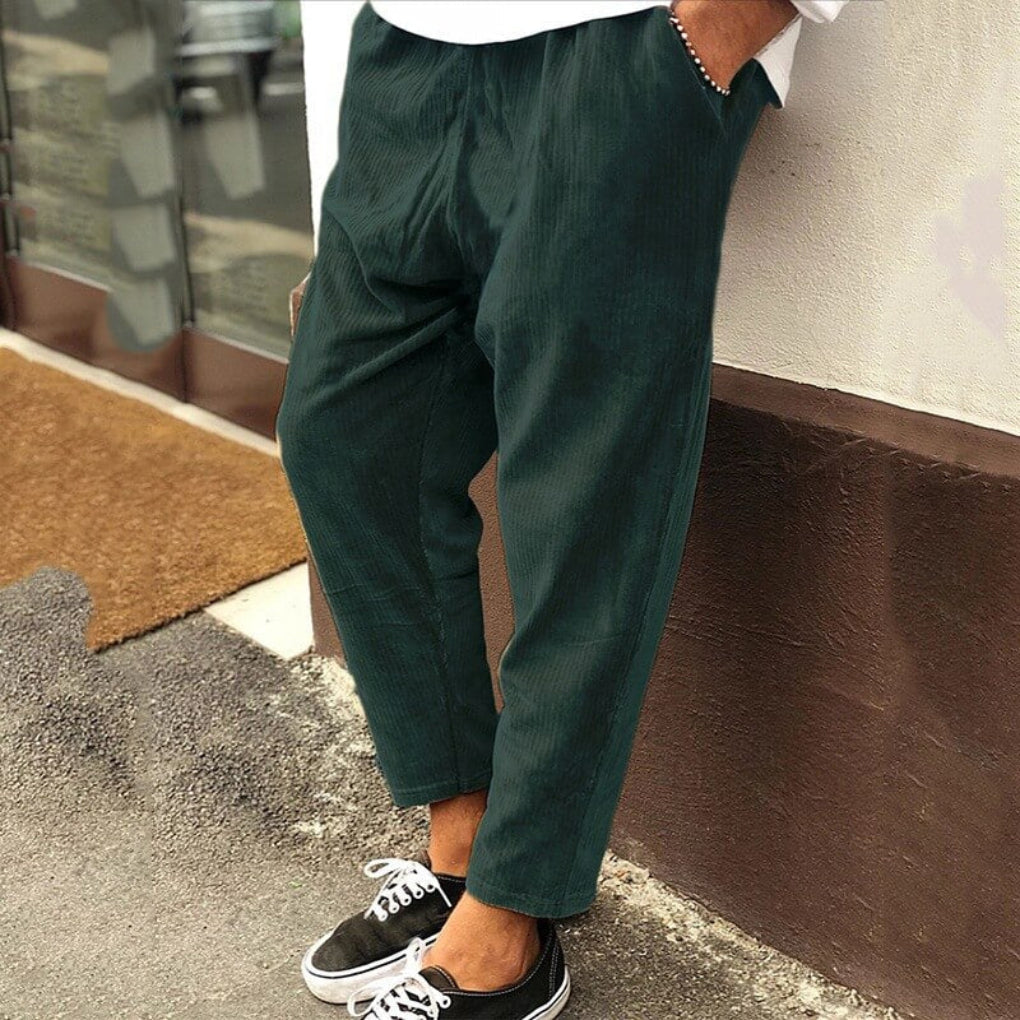 Corduroy Relaxed Fit Broek voor Heren