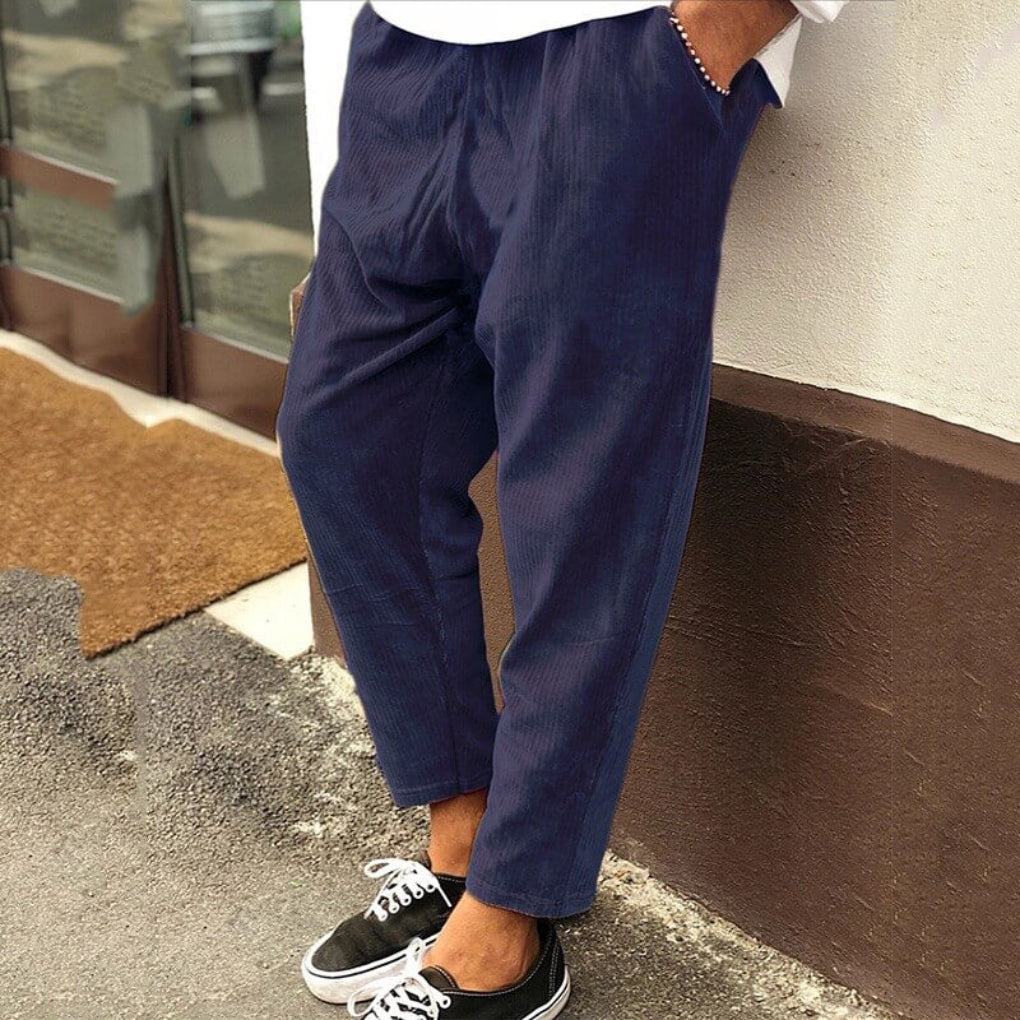 Corduroy Relaxed Fit Broek voor Heren