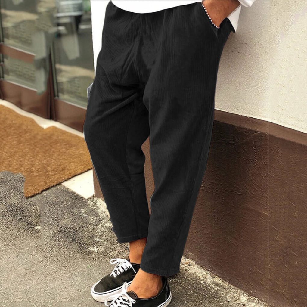 Corduroy Relaxed Fit Broek voor Heren