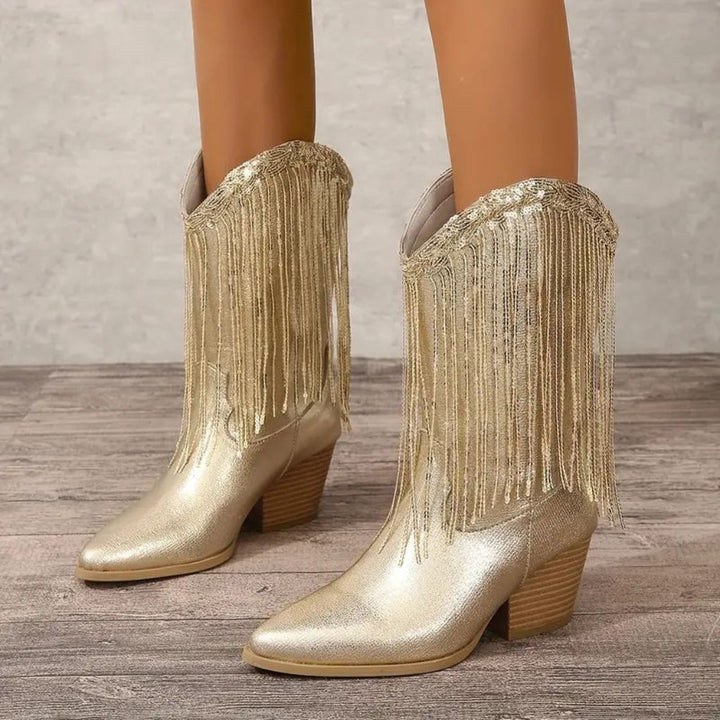 Elegante enkellaarsjes met kwastjes voor meisjes