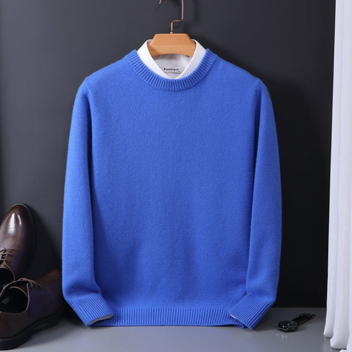 Oversized kasjmiertrui voor heren