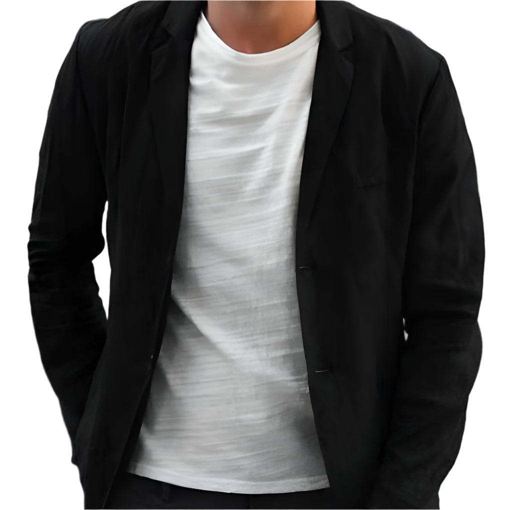 Elegante en casual linnen blazer voor heren, geschikt voor elke gelegenheid