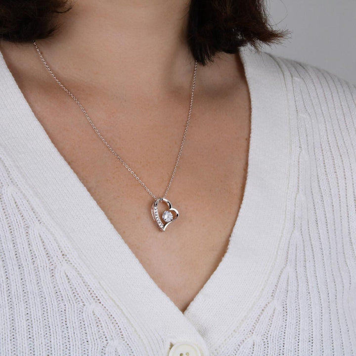 Hartvormige Hangerketting met Rhinestone Decoratie