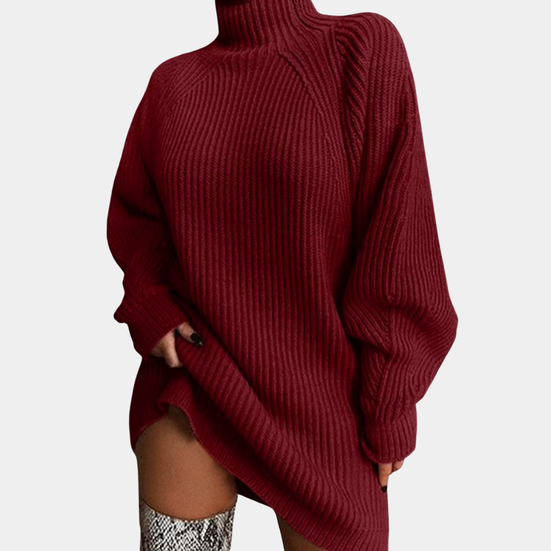 Gebreide Oversized Trui met Comfortabele Pasvorm en Stijlvolle Look