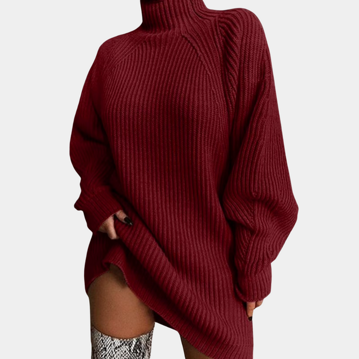 Gebreide Oversized Trui met Comfortabele Pasvorm en Stijlvolle Look