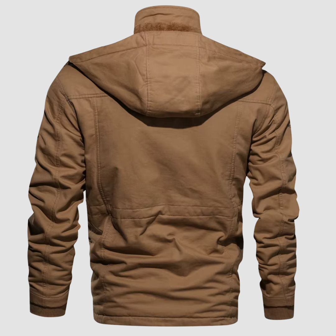 Warme Herenjas met Capuchon