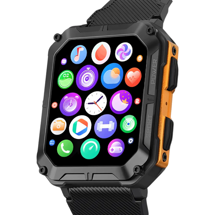 Outdoor Smartwatch met 5ATM Waterdichtheid en Gezondheidsmonitoring