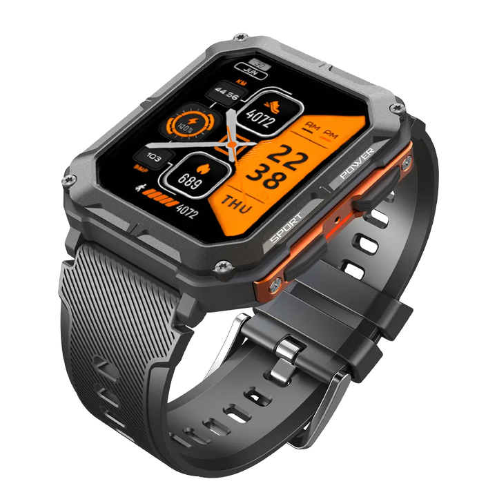 Outdoor Smartwatch met 5ATM Waterdichtheid en Gezondheidsmonitoring