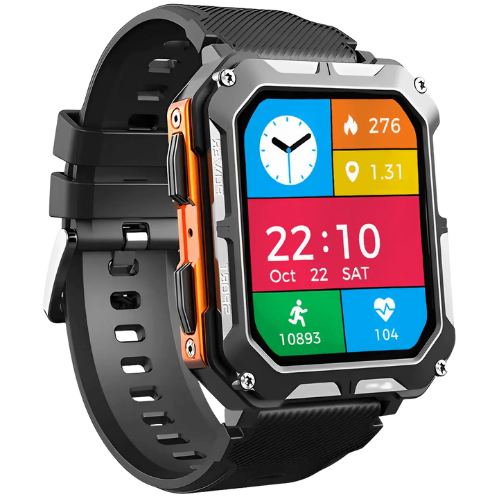 Outdoor Smartwatch met 5ATM Waterdichtheid en Gezondheidsmonitoring