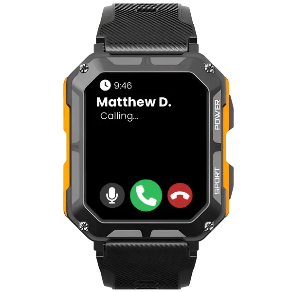 Outdoor Smartwatch met 5ATM Waterdichtheid en Gezondheidsmonitoring