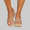 Dames sleehak espadrilles