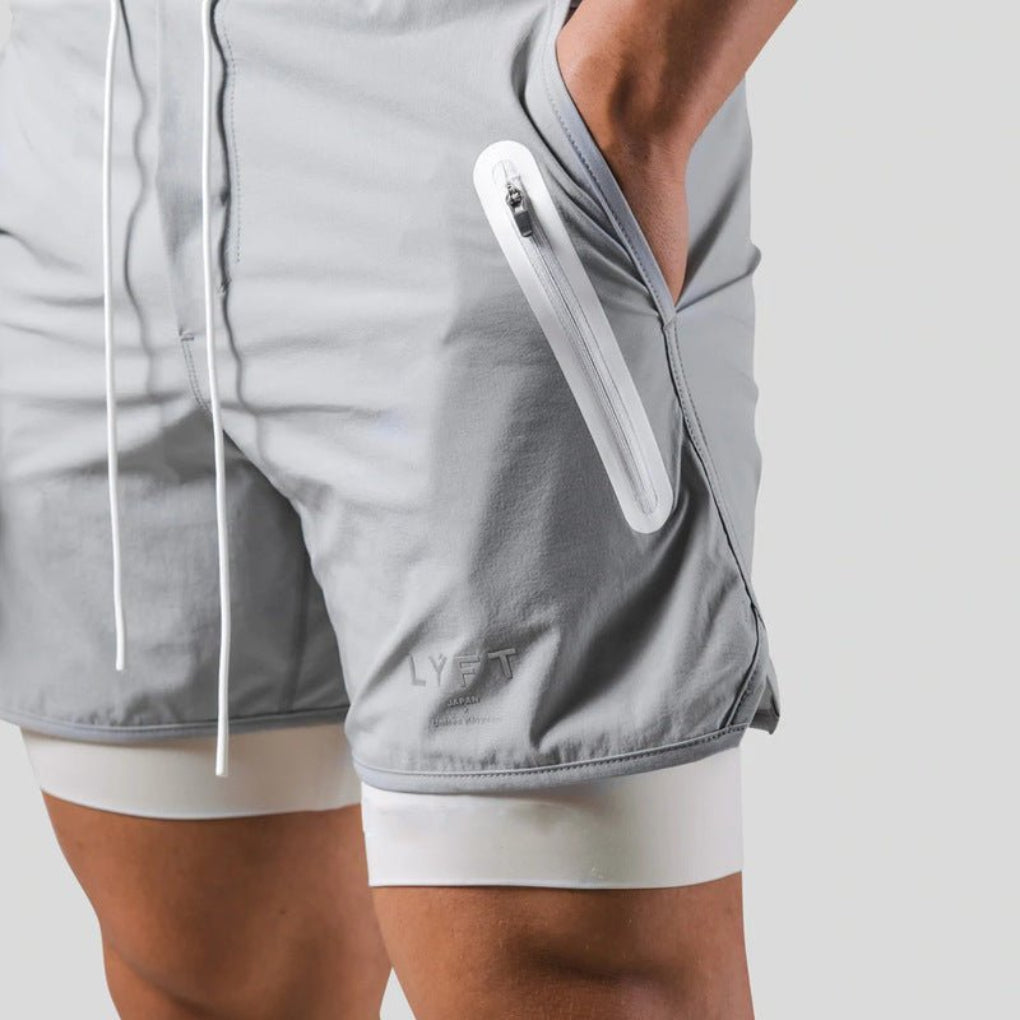 2-in-1 Sport- en Trainingsshort Herren