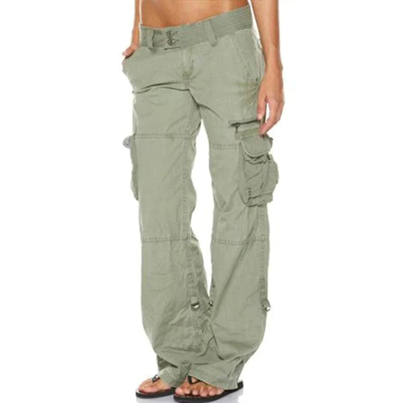 Dames Cargobroek met Functionele Stijl