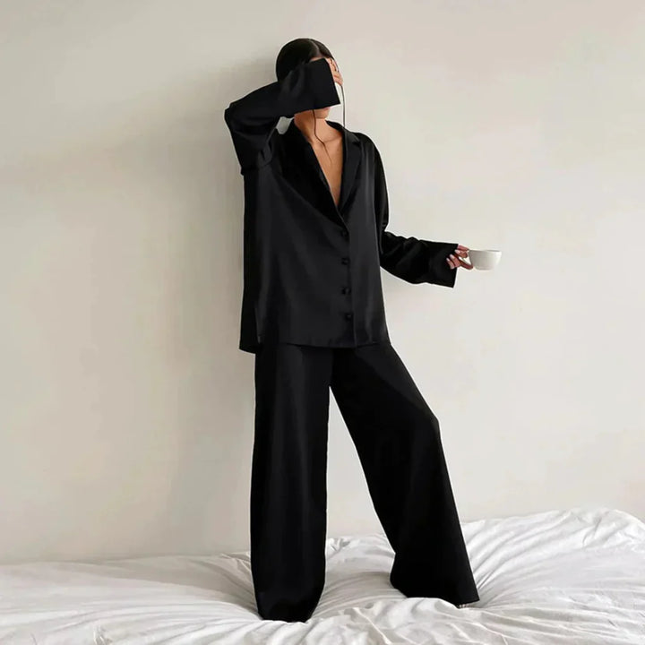 Satijnen loungewearset voor dames
