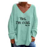 Xenia – Elegante Dames Pullover met V-hals