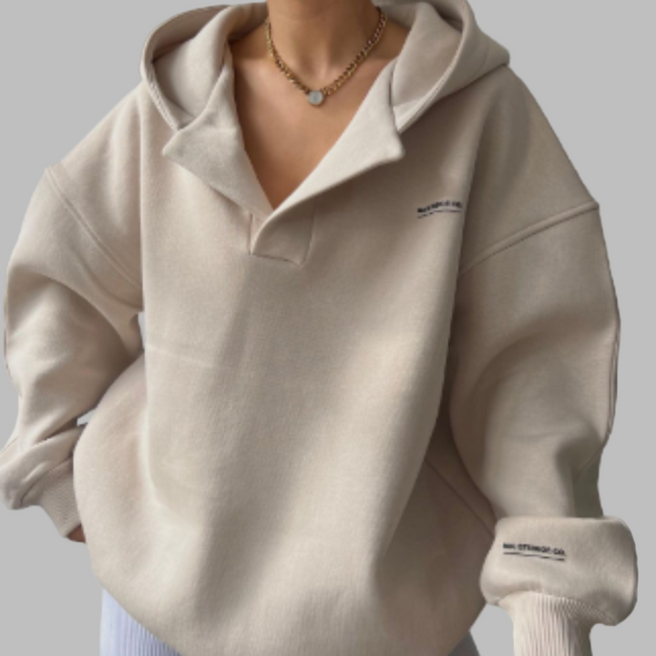 Moderne dames winterhoodie