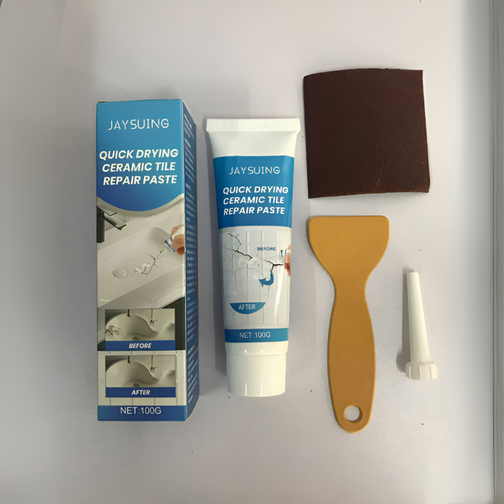 Reparatiemiddel voor tegels