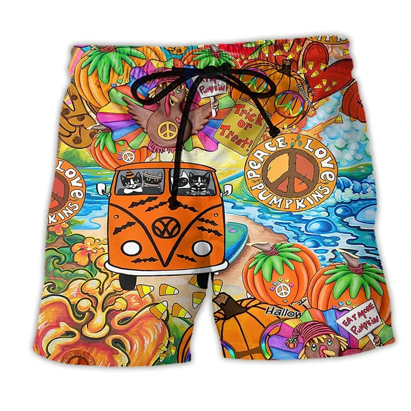 Heren Zwembroek met Graffiti-Design