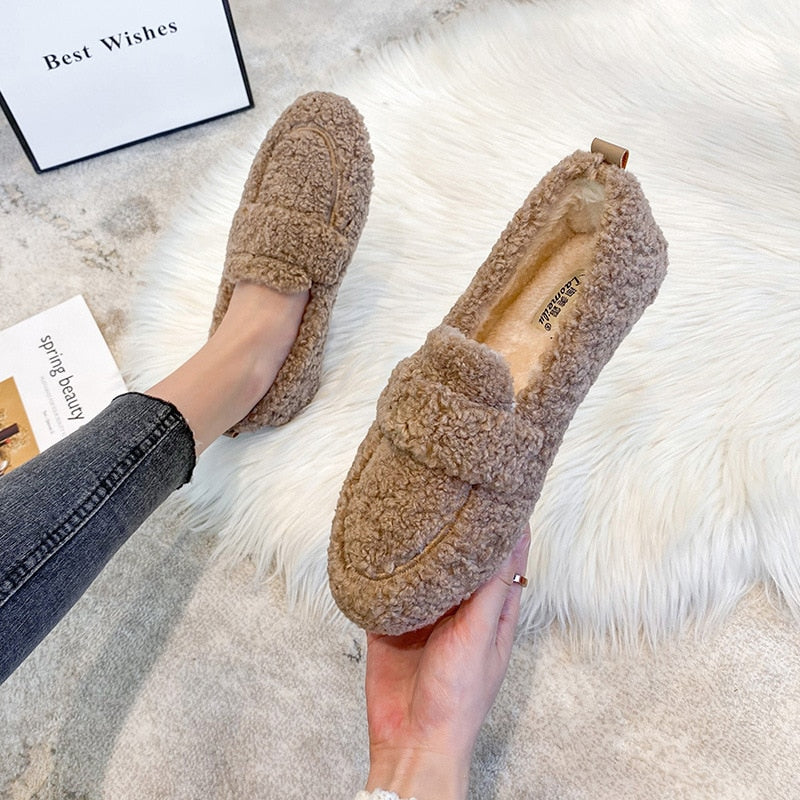 Sazhna - Pluche pantoffels sloffen dames