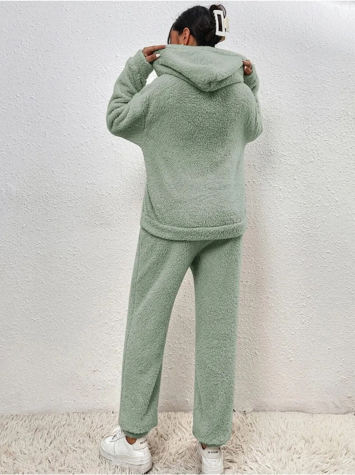 Ultra-Comfortabel Teddy Huispak met Capuchon - Lara