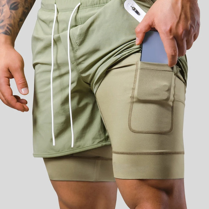 2-in-1 Sportbroek voor Heren | Perfect voor Elke Workout