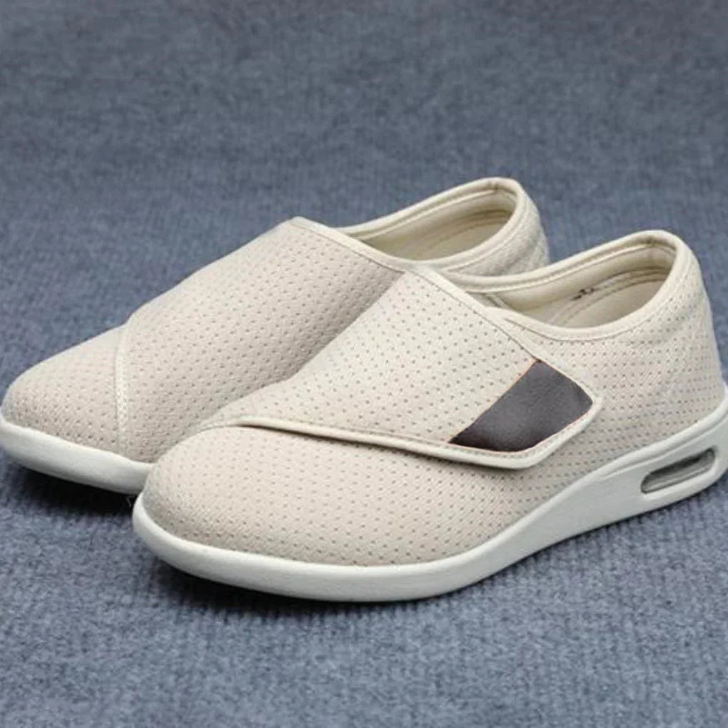 Comfortabele brede diabetische schoenen voor heren