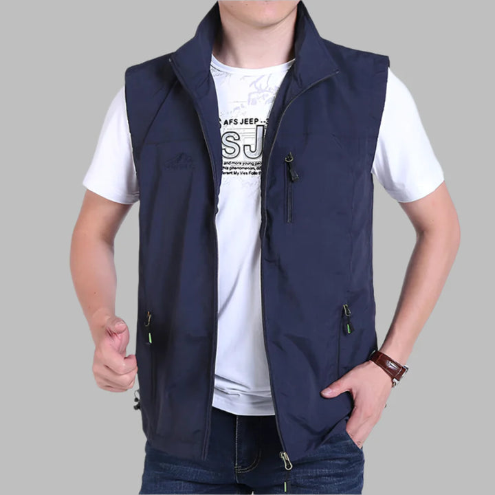 Casual outdoor bodywarmer voor heren